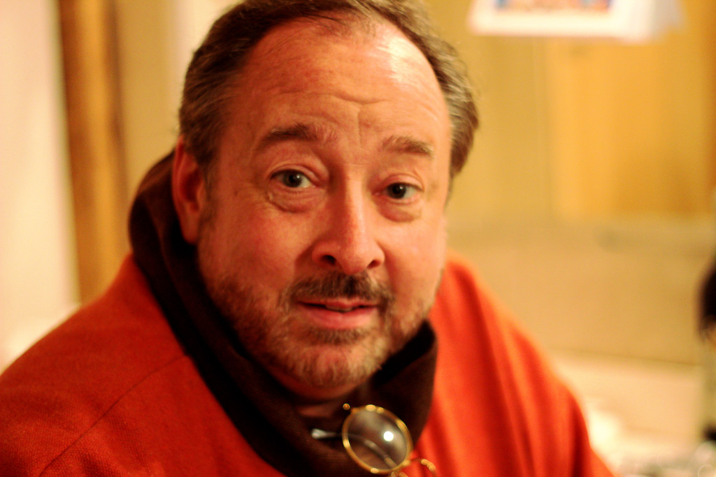 Bill waiting to go onstage as Vanya